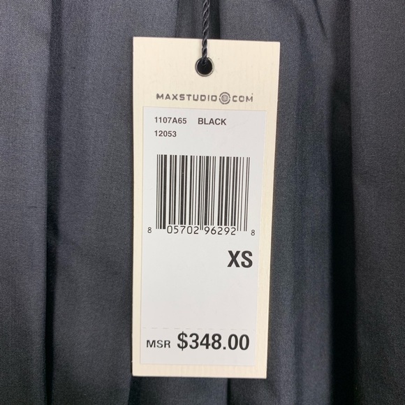 Max studio by Leon max black draped blazer coat - Picture 5 of 7